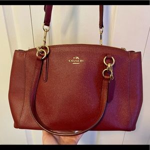 Coach Christie Carryall Crossgrain Leather